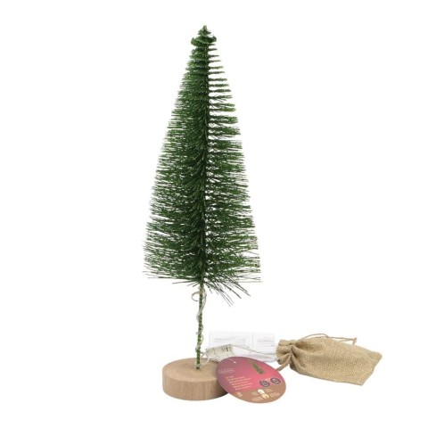 ALBERO CON MICROLED GREEN H40